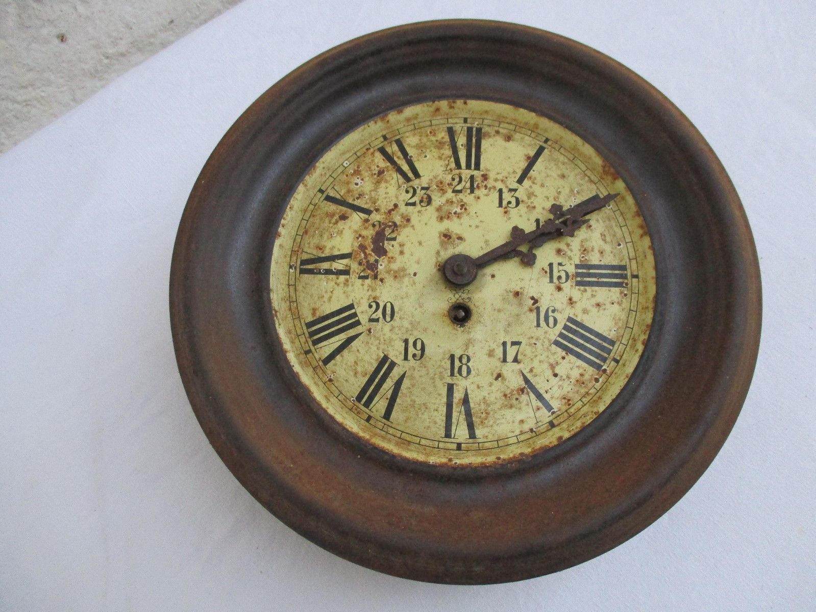 Old wall pendulum plate late 19th century