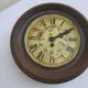 Old wall pendulum plate late 19th century