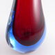 Vase goutte verre Murano modèle Sommerso 1960s