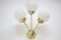 Space age sputnik brass wall lamps, 1970s, more pieces available