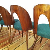 Set of four chairs, designed by A. Suman, Tatra Nabytok, Czechoslovakia, 60s