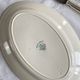 Oval serving dish, antique earthenware from Creil and Montereau.