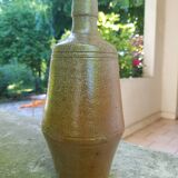 Bouteille en grès artisanale