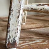 Patinated workshop stool old early twentieth century