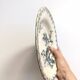 Vintage decorative plate, Gien Chardon bleu model, ironstone.