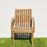 Vintage 1960s Wooden Children's Armchair