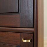 Mahogany showcase, Danish design, 1970s, production: Denmark