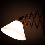 Oak scissors wall lamp Le Klint 1950s Denmark