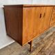Teak sideboard 220 cm 3 doors 4 drawers 1960