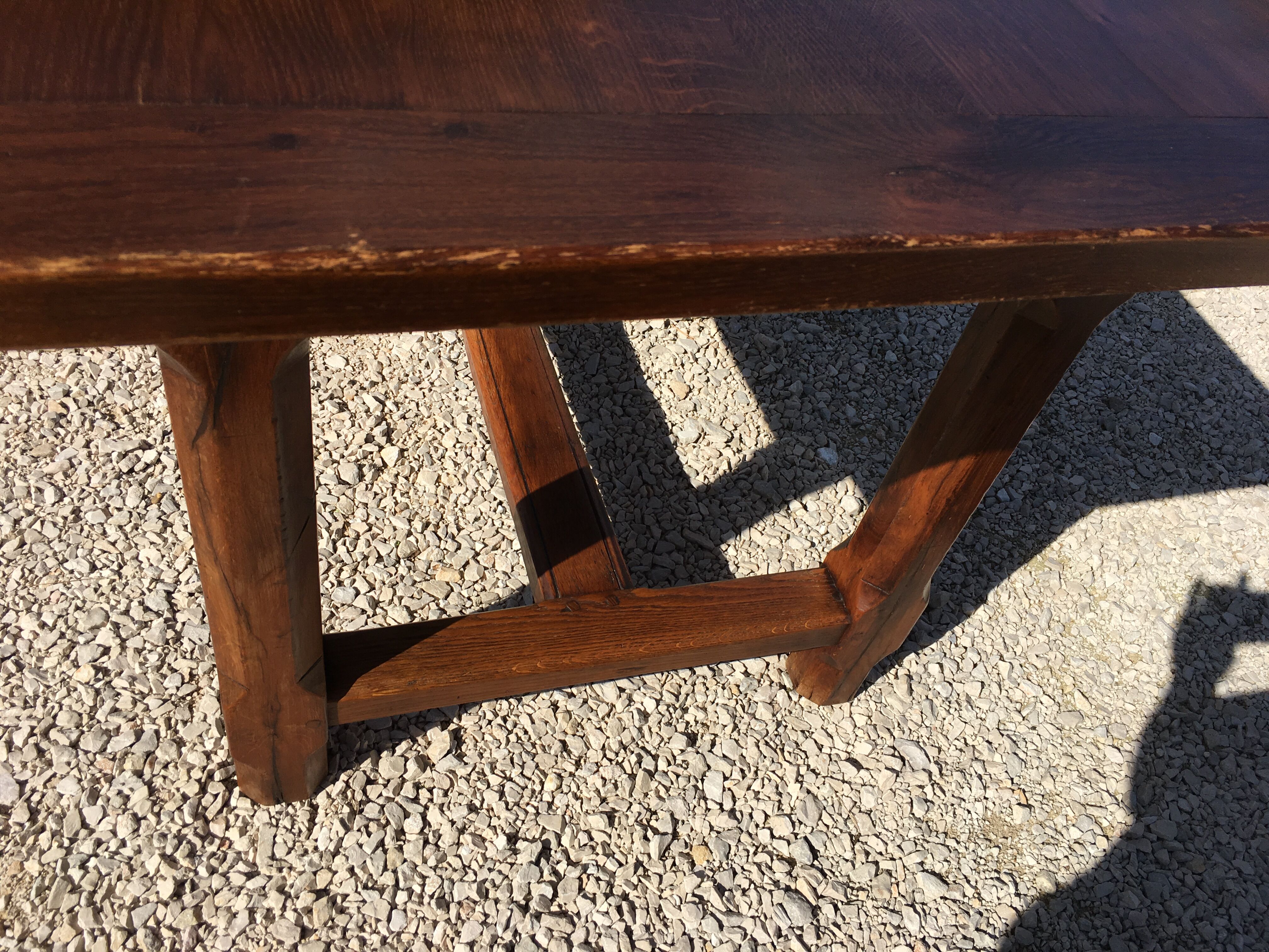 Oak farm table