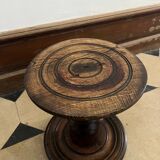 Side table in turned oak