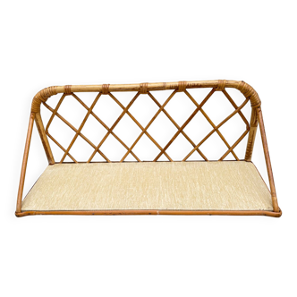 Rattan wall shelf design 50