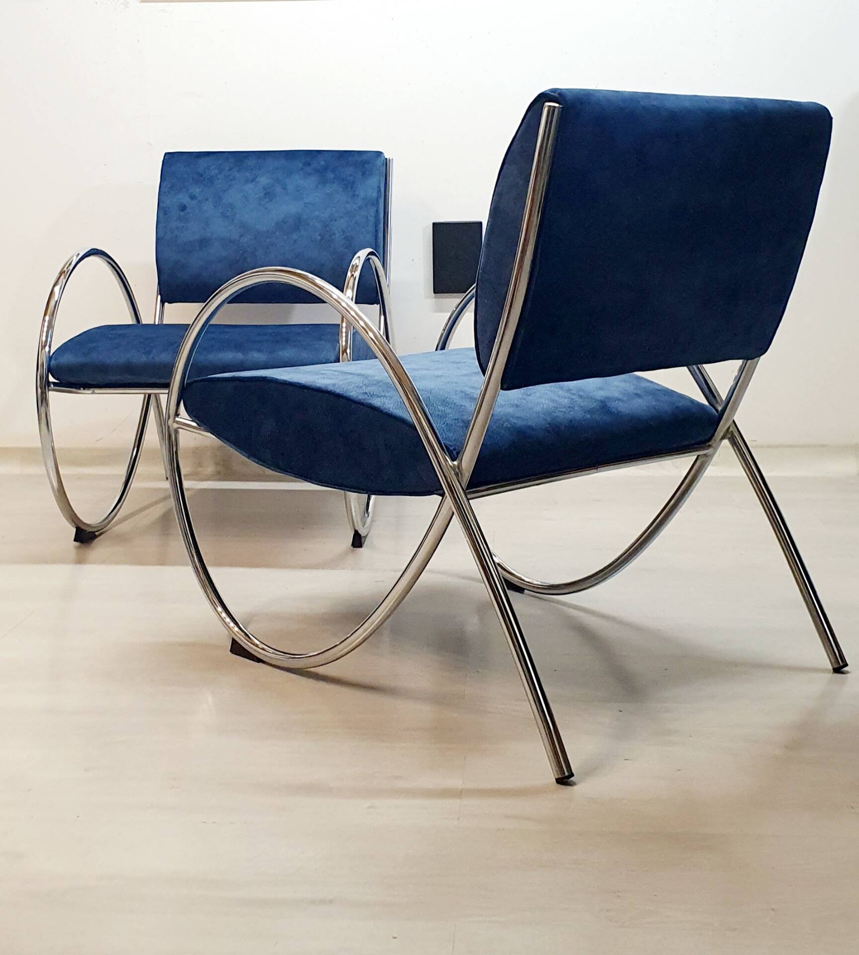 Bauhaus style armchairs from the 80s