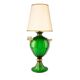 Murano glass table lamp with 24 kt gold.