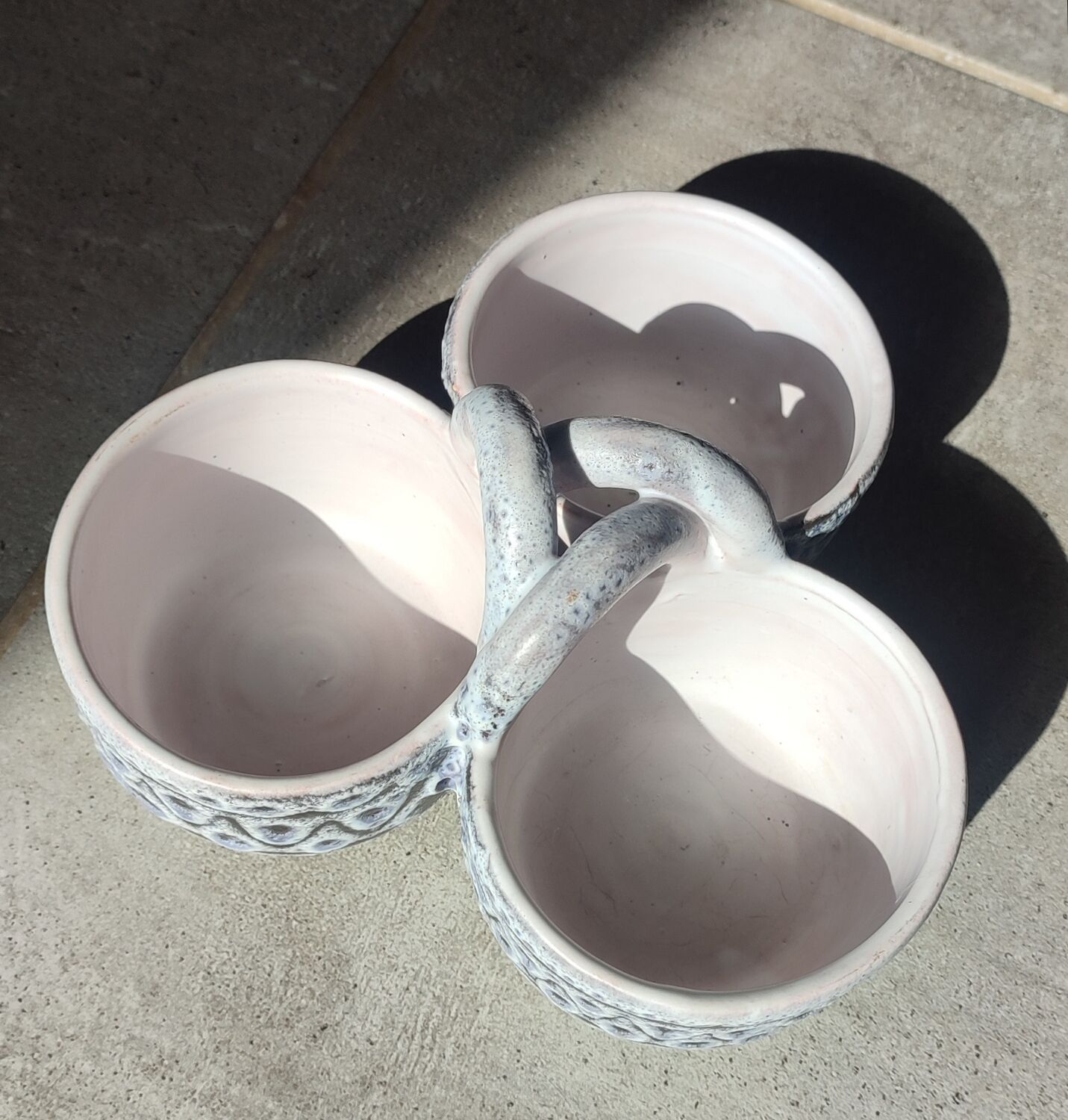 Tripod ceramic bowls by Jean Austruy from the 1950s/60s.