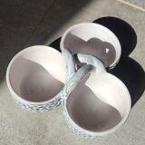 Tripod ceramic bowls by Jean Austruy from the 1950s/60s.