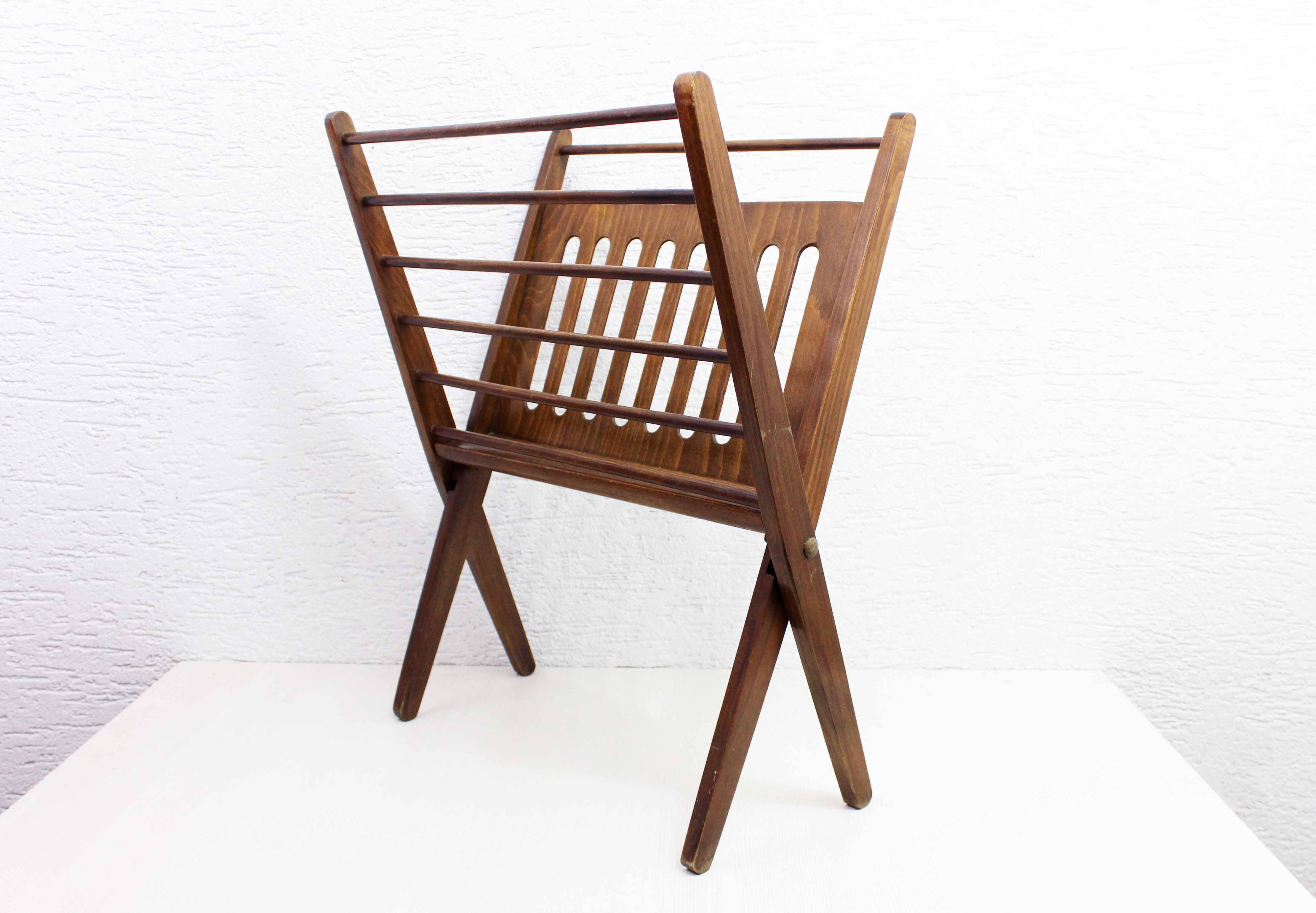 Foldable magazine holder Braakman 1950