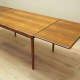 Table en palissandre, design danois, années 1970, production : Danemark
