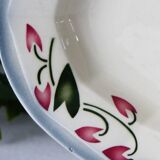 Plat de service en porcelaine opaque