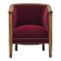 1950s, Danish armchair, original condition, furniture velour, beech wood.