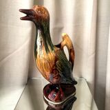 Vintage ceramic duck pitcher from vallauris