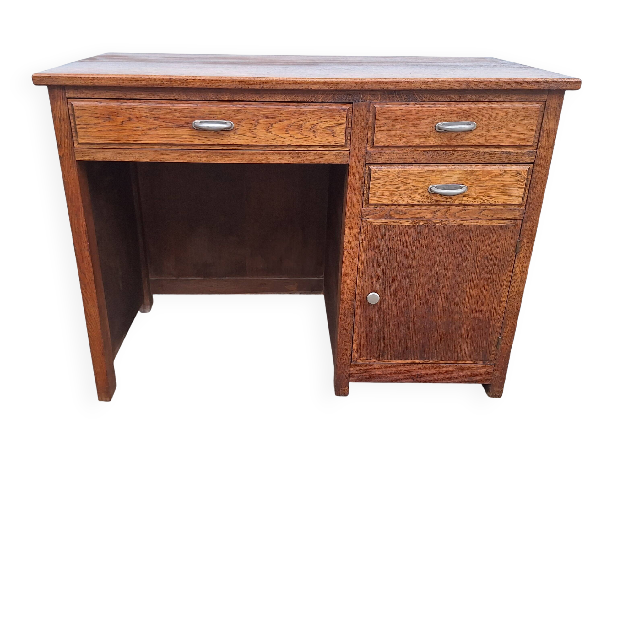 Bureau en chêne  année 50
