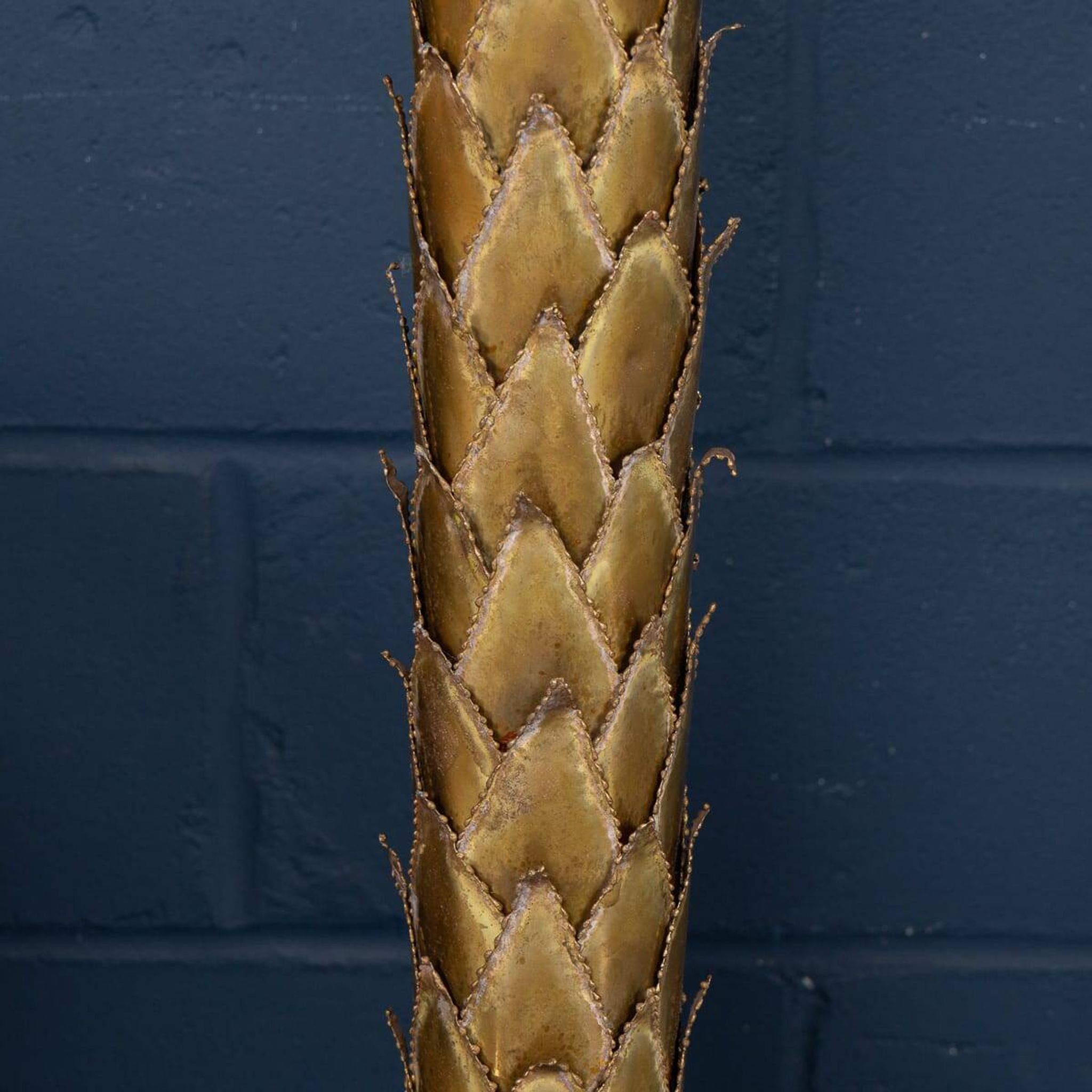 20thC FRENCH PALM TREE FLOOR LAMP, CHRISTIAN TECHOUEYRES FOR MAISON JANSEN