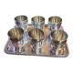 Gobelets à liqueur argent massif