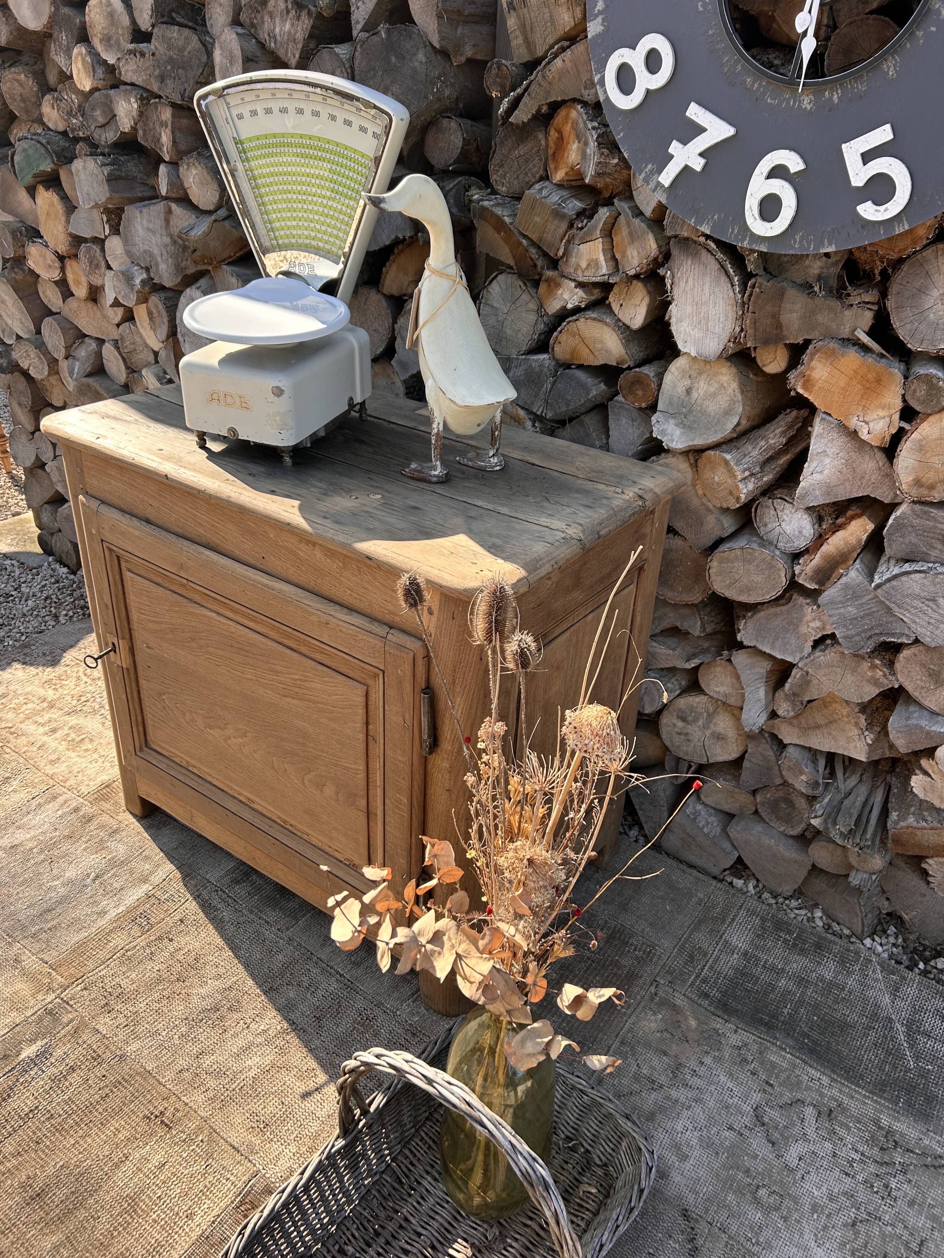 Solid wood confiturier / Renovated antique storage furniture