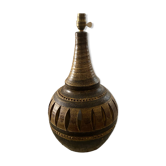 Lampe Georges Pelletier en céramique émaillée ajourée
