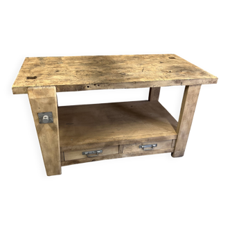 Etabli en bois ancien