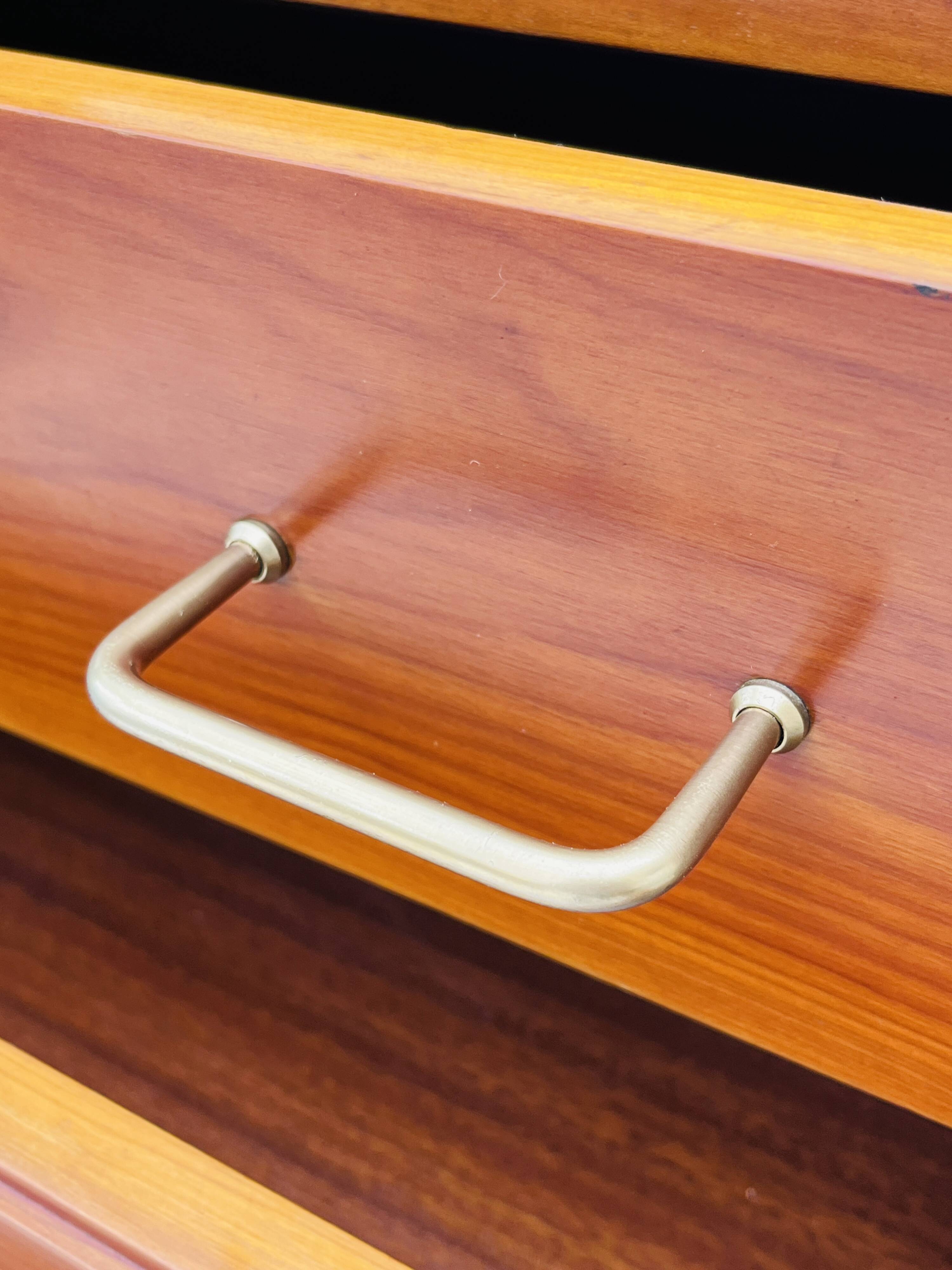 Teak chest of drawers