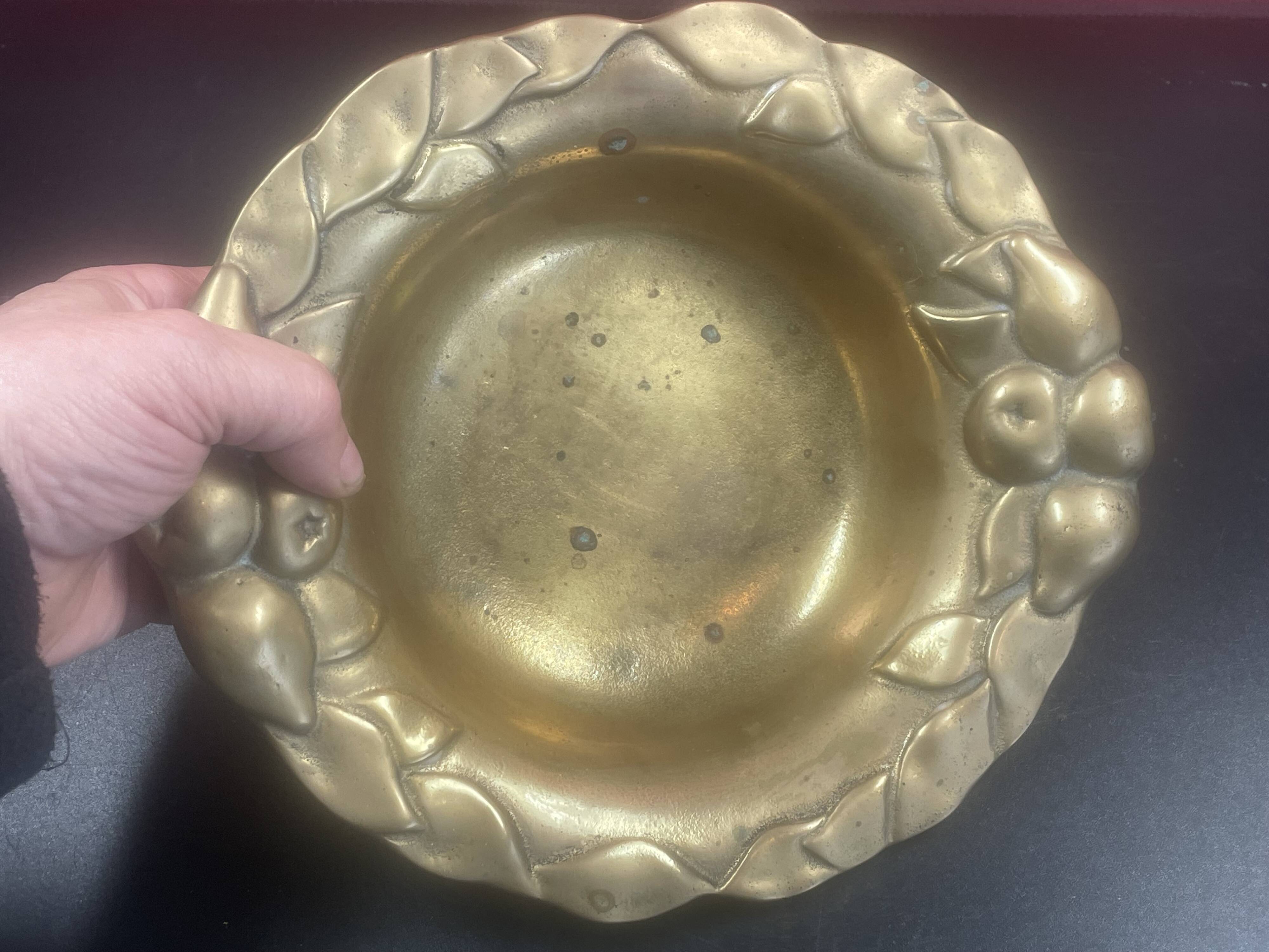 Pocket tray cup ring sizer bronze art nouveau style France