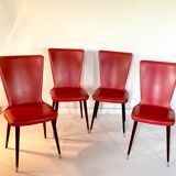 Set of 4 chairs baumann 1966