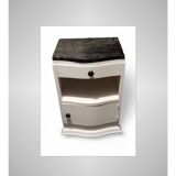 Art Deco bedside table with marble