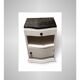 Art Deco bedside table with marble