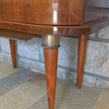 Table de chevet vintage en bois années 50-60 scandinave