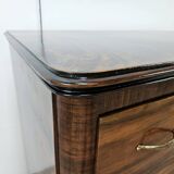 Commode Art Déco en acajou avec quatre tiroirs