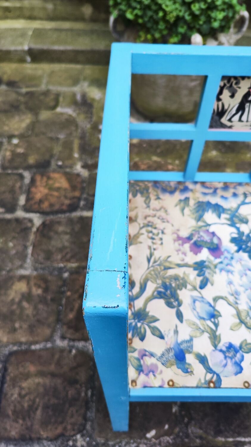 Armchair by Paul Poiret, Martine workshop edition, Georges Lepape decor - 1920