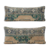 Set of 2 vintage Turkish cushion covers 41x119 cm