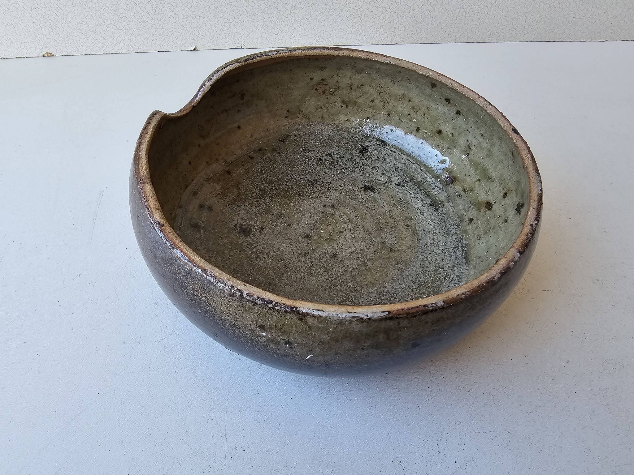 Ashtray dish in ceramic Signed Alain Magne La Borne 70's