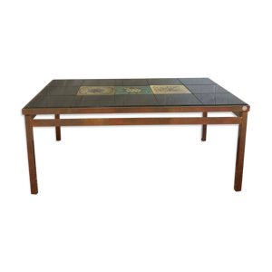 Table basse en céramique signée