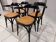 Suite de 4 chaises bistrot vintage années 1960