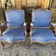Complete living room louis XV style gilded wood 1900
