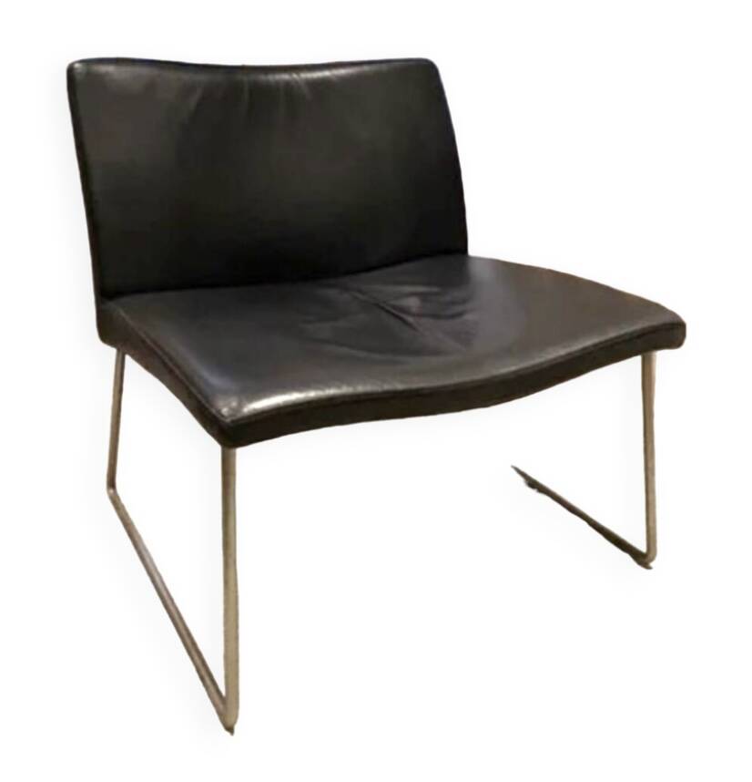 Vintage Scandinavian leather chair