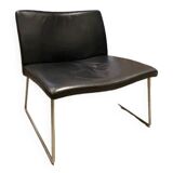 Vintage Scandinavian leather chair