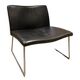 Chaise scandinave vintage en cuir