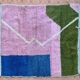 Handmade pure wool rug, size 150 x 250 cm