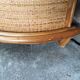 Bar en rotin vintage & ses tabourets