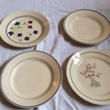 4 dinner plates